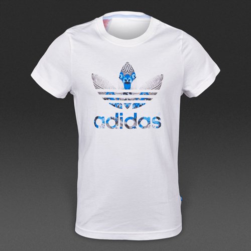 Adidas Originals Farm Inspired SS Tee White / Bold Blue for Girls